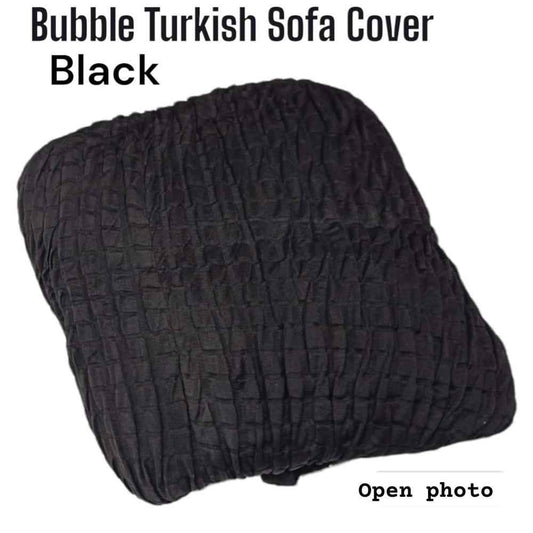 Premium Turkish Bubble Sofa Cover – Luxury Stretchable Fit | Export Quality Gray Colour