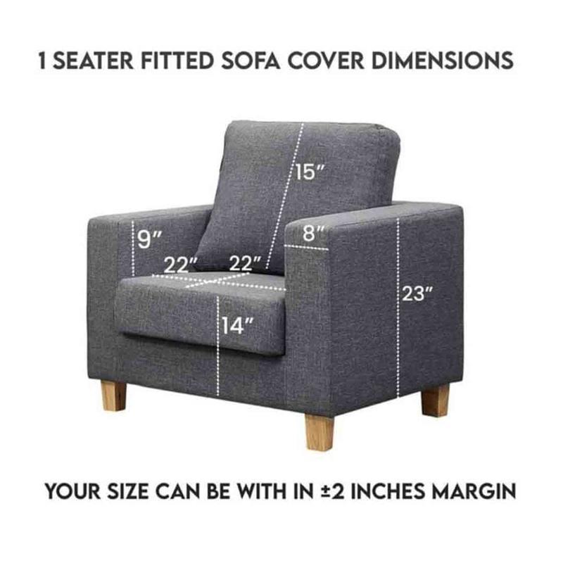 Premium Turkish Bubble Sofa Cover – Luxury Stretchable Fit | Export Quality Gray Colour