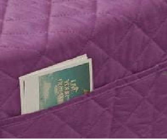 Premium Ultrasonic Quilted Sofa Cover – Ultra Soft & Durable Protector - Purple Colour