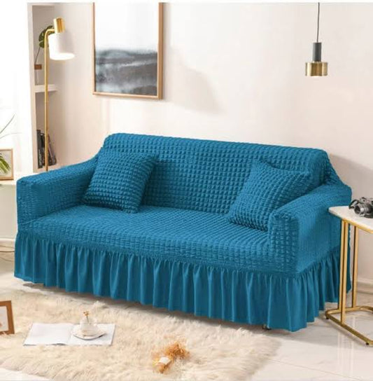 Premium Turkish Bubble Sofa Cover – Luxury Stretchable Fit | Export Quality Zink Colour