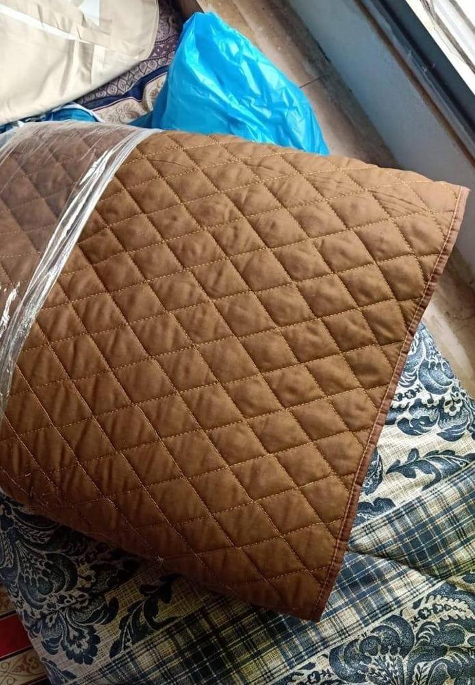 Premium Ultrasonic Quilted Sofa Cover – Ultra Soft & Durable Protector - Brown Colour